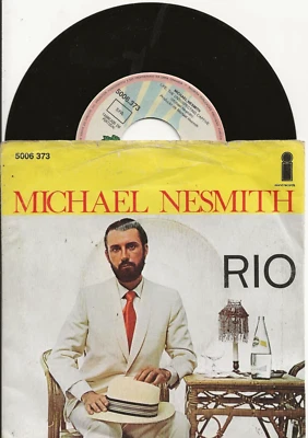MICHAEL NESMITH RIO RARE SINGLE FROM PORTUGAL, AMAZING PIC SLEEVE, FROM 1977 - Image 1 of 2