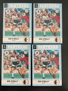 1977 SCANLENS RUGBY LEAGUE TRADING CARDS-36 BOB O REILLY PENRITH - Foto 1 di 5