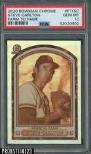 2020 Bowman Chrome Farm to Fame Steve Carlton St. Louis Cardinals HOF PSA 10 