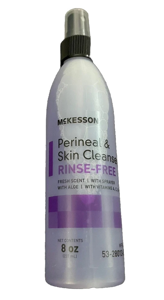 McKesson Rinse Free Perineal Wash Fluid - 8 fl oz (53-28013-8)