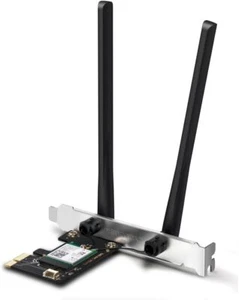 Mercusys MA80XE AX3000 Wi-Fi 6 Bluetooth 5.2 PCIe Adapter 2402 Mbps WPA3 Windows - Photo 1/6
