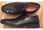 New Clarks Size 6 G Unstructured Un Ace Black Leather Formal Shoes 39.5 Slip On