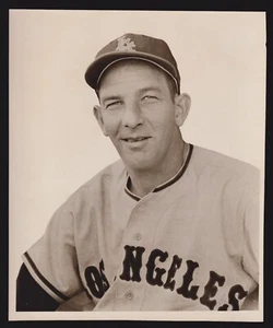 1961 Del Rice LA CALIFORNIA ANGELS UNSIGNIERT 8 x 9-1/2 ORIGINAL STAFF PHOTO #2 - Bild 1 von 1