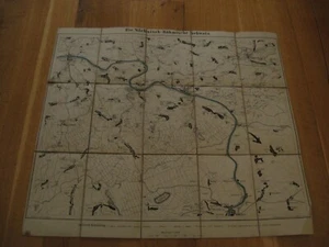 old map Saxon Bohemian Switzerland around 1900 Tetschen Schandau Pirna - Picture 1 of 9