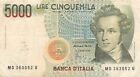 Italy  5000  Lire  4.1.1985   Series  Md-U  Circulated Banknote Top15