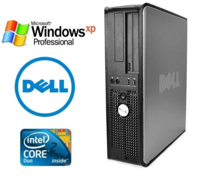 Dell Windows XP SP3 Desktop Computer 32-Bit RS232 Serial and Parallel Port 4GB - Image 1 of 4