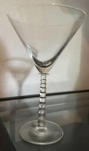 Palm by SCHOTT-ZWIESEL Martini Glass 7 3/8" Clkear Stacked Discs In Stem - Picture 1 of 4