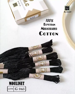 GENUINE JMC MOULINE Egyptian Cotton 88 Color Embroidery Thread Floss Skein Yarn - Picture 1 of 99