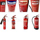 Every Type of FIRE EXTINGUISHERS  *Any Qty*  Dry Powder/Foam/Water/CO2/Blanket