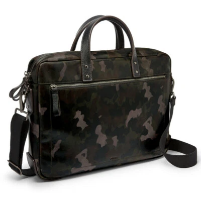  Fossil Defender 公文包 灰色 多包 MBG934258 — 第 1/4 张图片