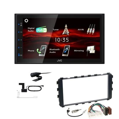 JVC KW-M180DBT 2DIN DAB+ Autoradio für Toyota Yaris 2006-2011 mit OEM-Navi - Bild 1 von 4