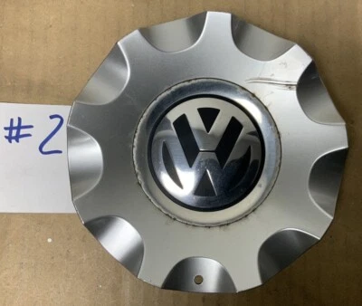 (1) Tapa central plateada usada OEM 2007-2016 VW Volkswagen EOS 3C0.601.149.N Foto 1 de 3
