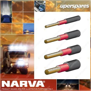 Narva 50Amp Single Core Electrical Cable Red With Black SHEATH 6mmx30M - Picture 1 of 2