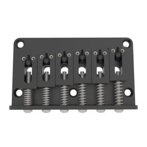 Hipshot 6 String replacement black bridge FP (flat plate) for Ibanez guitar - Imagen 1 de 1