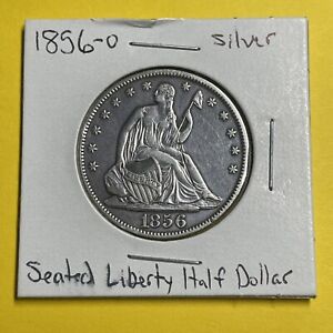 1856-O Seated Liberty Half Dollar Silver Beautiful Details