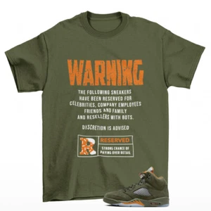 Reserved Olive Shirt passend zu Jordan 5 Retro Olive DD0587-308 - Bild 1 von 2