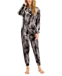 Jenni by Jennifer Moore Womens Tiedye Long Sleeve Top and Jogger Lounge Set XS - Picture 1 of 3