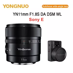 YONGNUO YN11mm F1.8S DA DSM WL APS-C Auto Focus Wide Angle Lens for Sony E-mount - Picture 1 of 8
