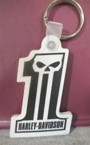 NUOVO Harley Davidson Willie G #1 Acciaio City Dealer Fob Portachiavi Anello - Foto 1 di 5