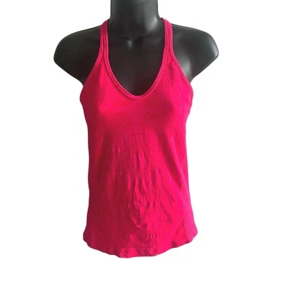 Camiseta sin mangas Zella rosa sin costuras espalda deportiva de rendimiento medio ropa deportiva Foto 1 de 4