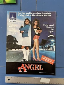 Rare 1983 Angel, Thorn EMI VHS Store Promo AD Slick Movie Sales Sheet - Picture 1 of 14