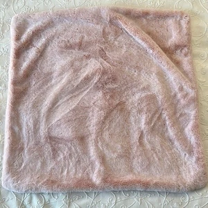 UGG Pale Pink Faux Fur Pillow Cover 26" X 26" - Picture 1 of 6