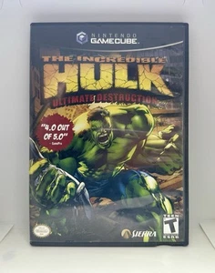 The Incredible Hulk Ultimate Destruction (Nintendo Gamecube, 2003) Game & Case - Picture 1 of 3