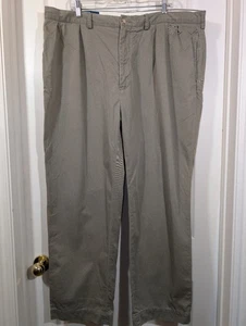 Polo Ralph Lauren Hose Herren 42x30 Khaki Andrew Pant Classic Fit Plissee Chino - Bild 1 von 15