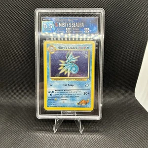 HGA NM-MINT+ 8.5 Misty's Seadra 009/132 Holo Rare Gym Heroes Unlimited Vintage - Bild 1 von 3
