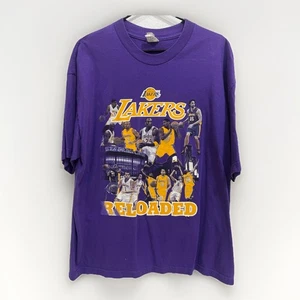 Vintage Los Angeles Lakers Reloaded 2008 Finals Kobe Bryant Shaq Rap Tee 0.4 XL - Bild 1 von 13