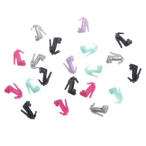 10 Pairs Shoes Party Dress Doll Shoes Dolls Accessories Gift.f8 - Picture 1 of 7