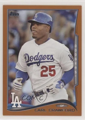 2014 Topps Hanger Pack Orange Carl Crawford #566 - Image 1 of 2