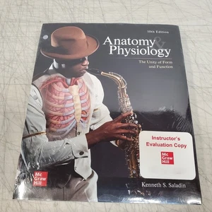 Anatomy & Physiology: the Unity of Form and Function by Kenneth Saladin, 10th Ed - Imagen 1 de 5