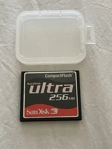 SanDisk Ultra CompactFlash 256MB CF Camera Memory Card Photo Photography - Picture 1 of 8