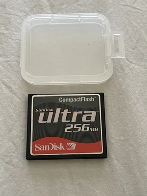 SanDisk Ultra CompactFlash 256MB CF Camera Memory Card Photo Photography - Image 1 of 4