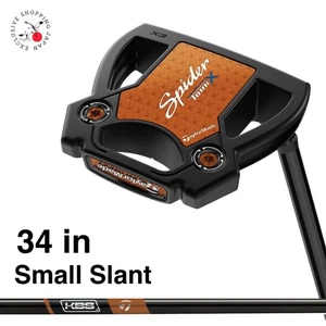 TaylorMade Golf Spider TOUR X Black Putter Small Slant 34 in Mallet True Path RH - Picture 1 of 13