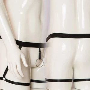 Bondage Thongs for Men with Open Crotch and Front O Ring Perfect for Adventure - Picture 1 of 7