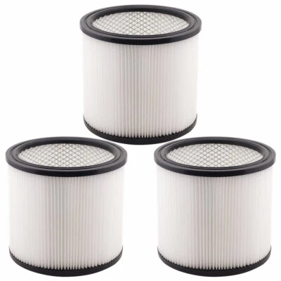 3 Pack Filter Cartridges 90304 90350 90333 Type U for Shop Vac Wet/Dry Vacs - Image 1 of 4
