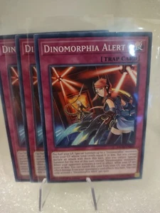 YuGiOh DINOMORPHIA ALERT x3 | BACH-EN069 Battle of Chaos Common - Picture 1 of 1