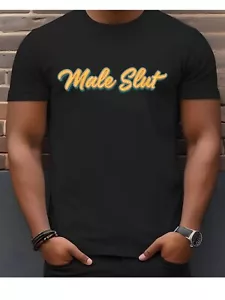 T-shirt uomo slut divertente umorismo adulto novità - Foto 1 di 5