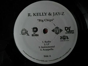 R. KELLY & JAY-Z "BIG CHIPS" & "THE RETURN" 12" VINYL SINGLE 2004 ROC-A-FELLA EX - Picture 1 of 2