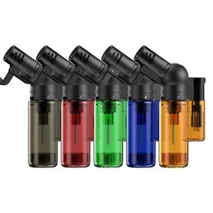 5 Pack Torch Lighter Mini Refillable Butane Lighter, Rotatable Head, Windproo... - Picture 1 of 7