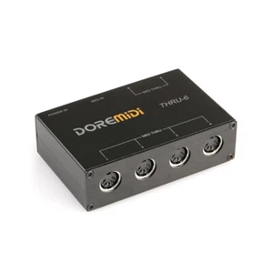 DOREMiDi THRU-6 Box 6 MIDI Outputs Standard MIDI 5-Pin Interface 16 Channel U0A6 - Picture 1 of 9