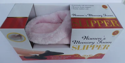 Zapatillas Mujer Espuma con Memoria Rosa 5-6 S NUEVAS en Caja Foto 1 de 2