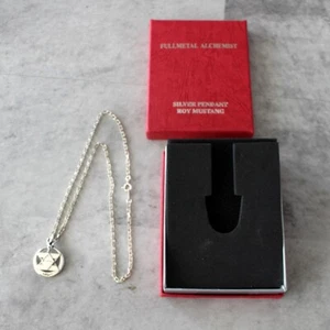 Fullmetal Alchemist Official Sterling Silver Pendant Roy Mustang+Box - Picture 1 of 4