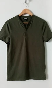 Express Men's Green Henley T Shirt Size XS - Picture 1 of 5