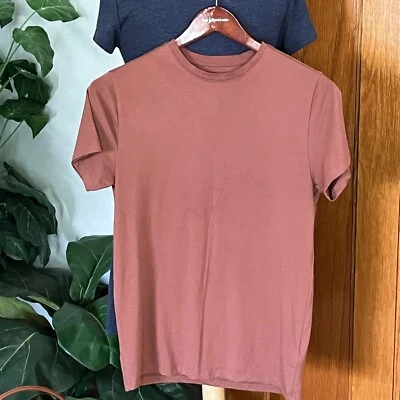 Christian LaCroix 100% Pima Cotton T-shirt Undershirt Men's Women's Rust Small - Image 1 of 4