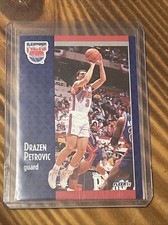 1991-92 Fleer #134 Drazen Petrovic New Jersey Nets NM-MT*Rare*