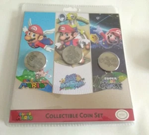Super Mario 3D All Stars Collectible Coin Set Rare Nintendo Sunshine 64 Galaxy - Picture 1 of 5