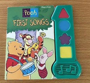 Disney Book Winnie the Pooh First Songs 1998 Hardback WORKING (see video) - Picture 1 of 4